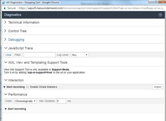 APUI5-diagnostics-tool-other